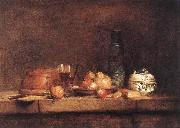 Still-Life with Jar of Olives jean-Baptiste-Simeon Chardin
